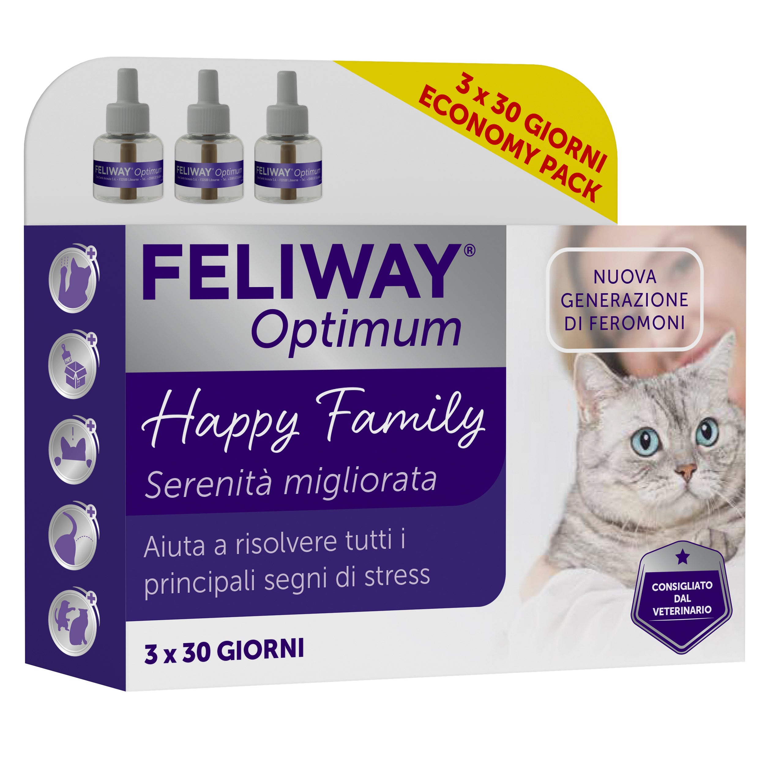Feliway spray è un prodotto indicato per il benessere del vostro