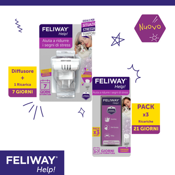 Feliway Help! 3 Ricariche da 7 Giorni